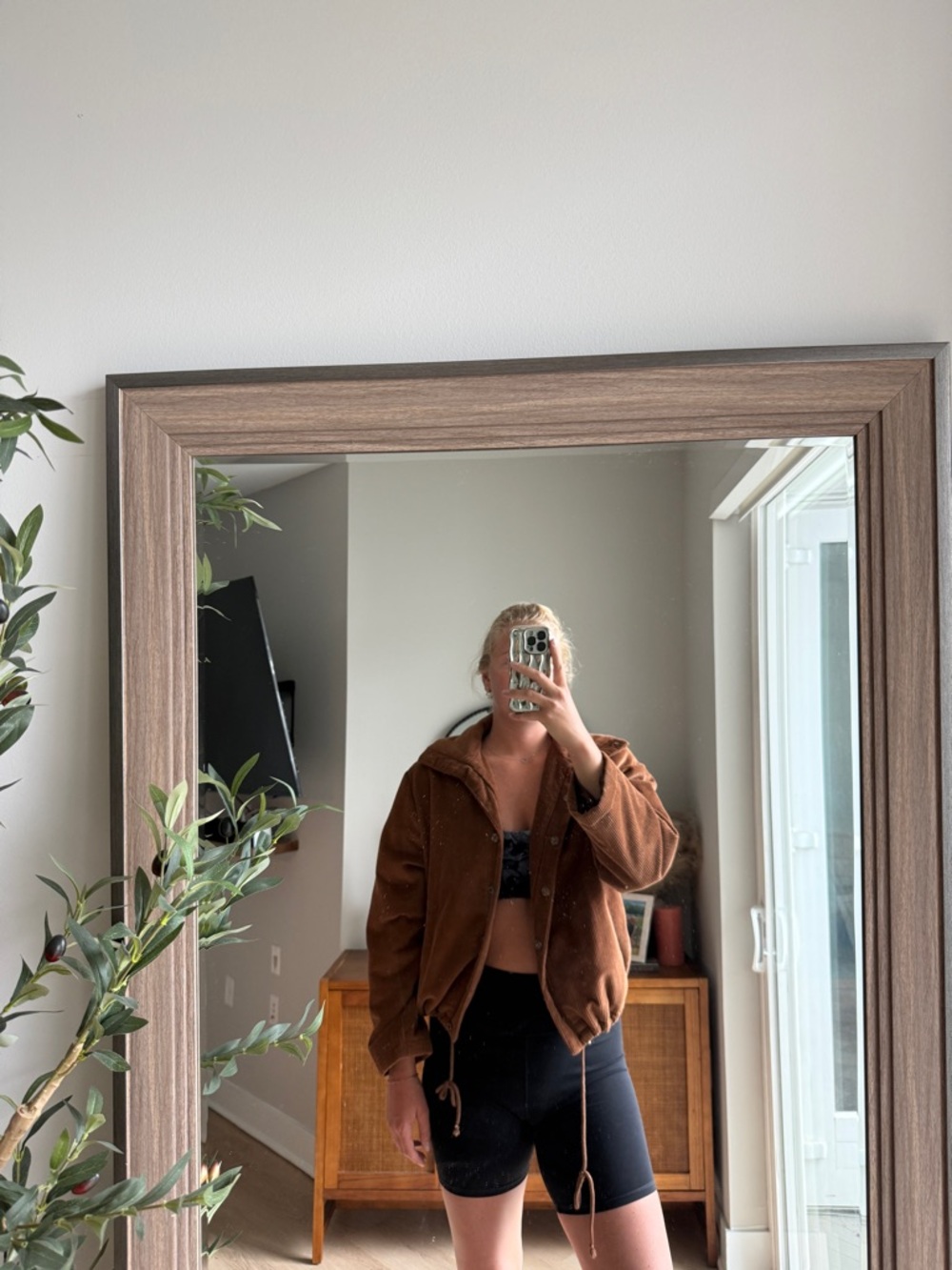 12th Tribe Brown Bomber Jacket